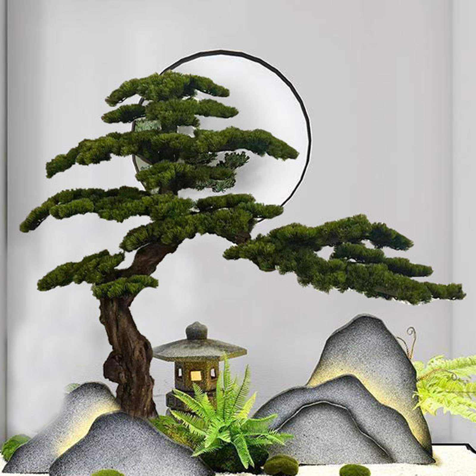 Artificial Bonsai Tree Juniper Faux Plants Indoor Big Fake Plants Decor