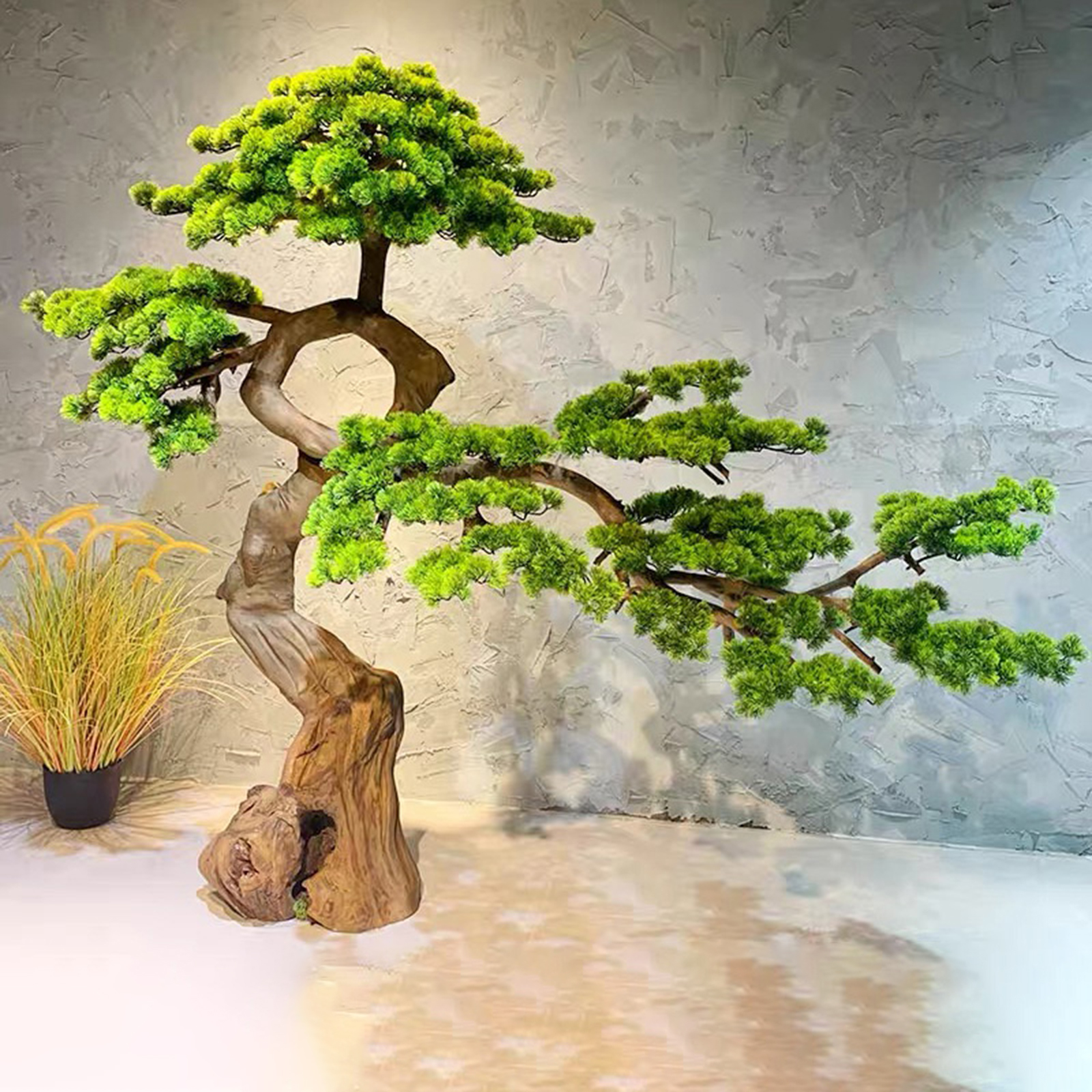 Artificial Tree Podocarpus Tree Fake Guest-Greeting Pine Trees