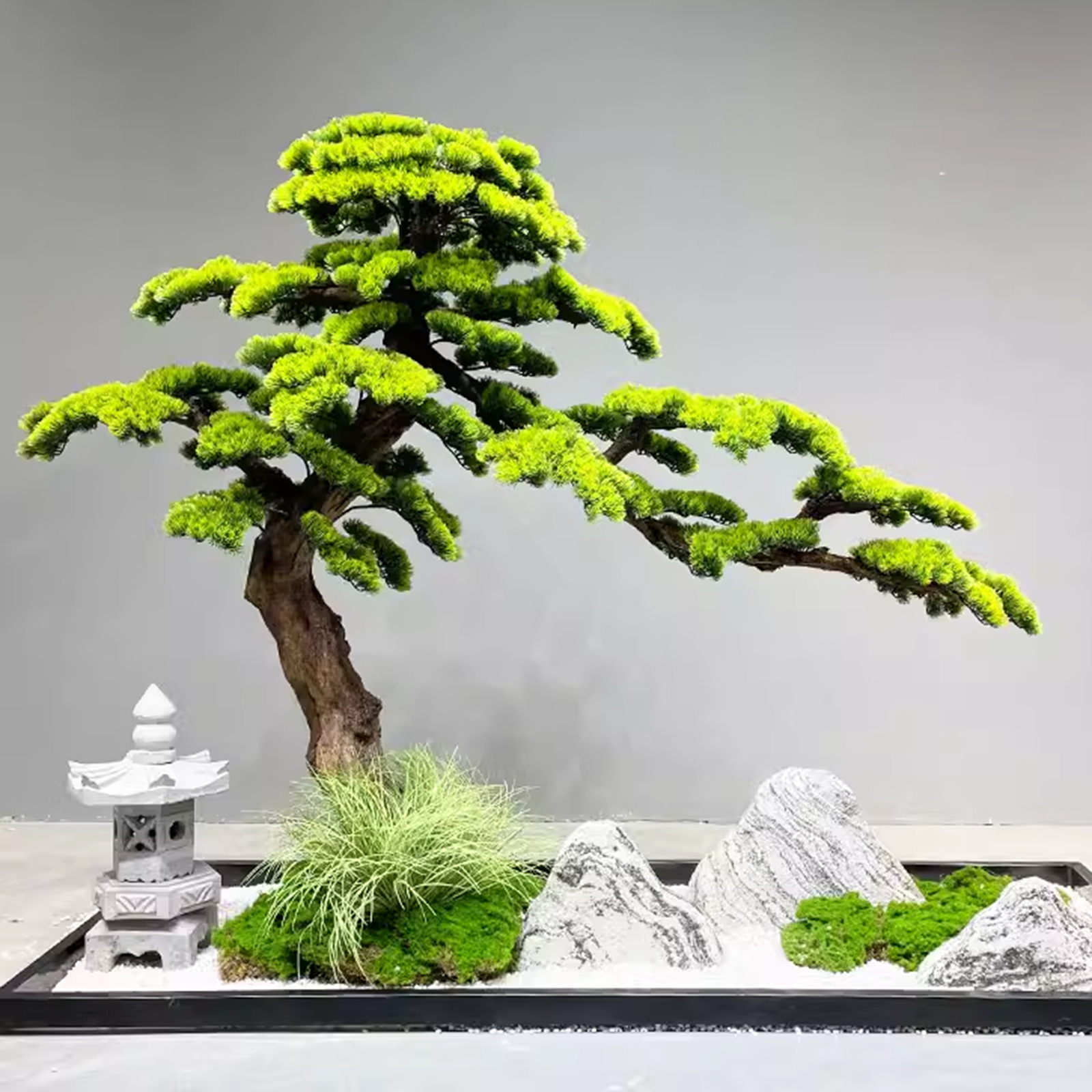 Realistic Faux Podocarpus Plant,Zen Aesthetic Decor