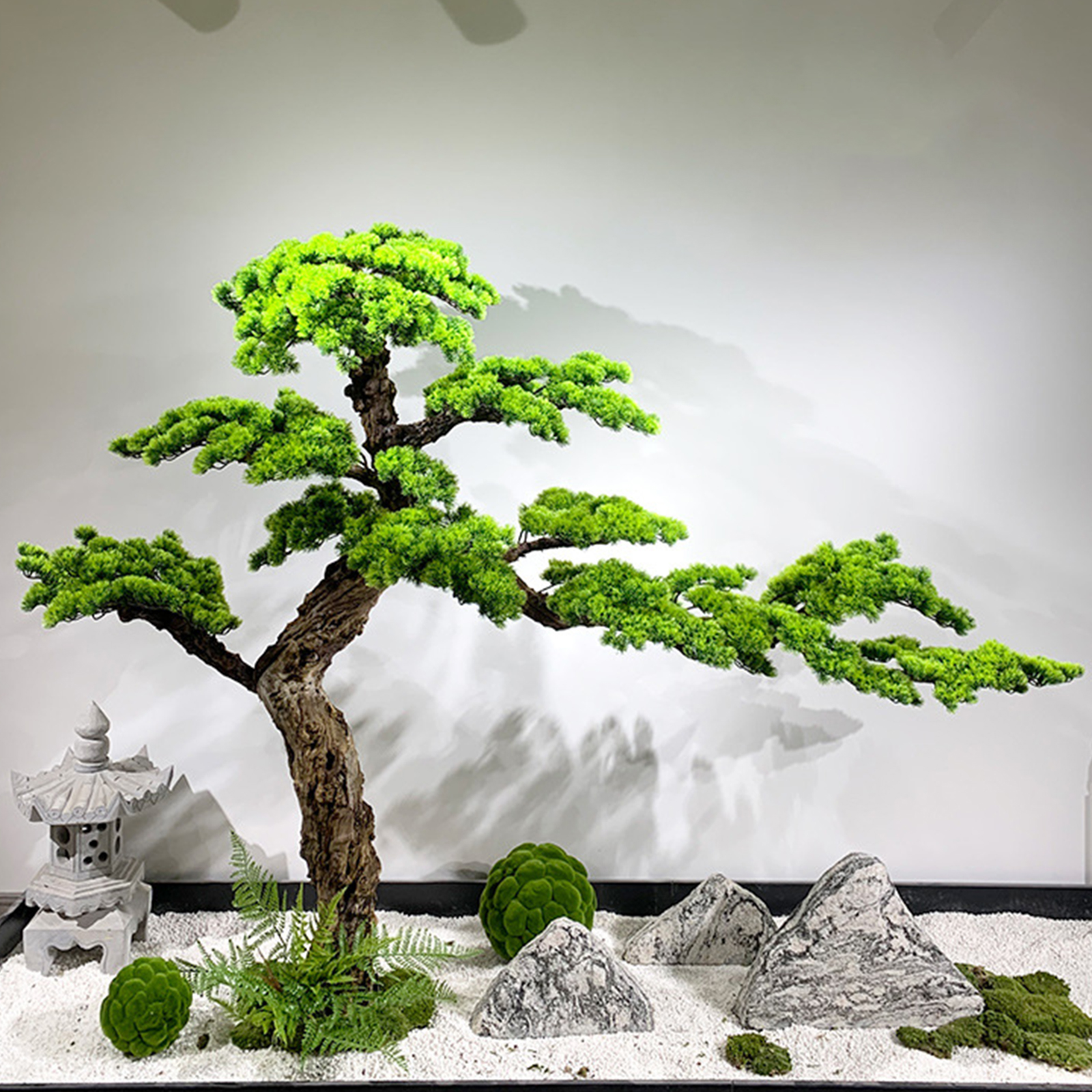 Large Artificial Tree Natural Trunk, Realistic Pine Tree