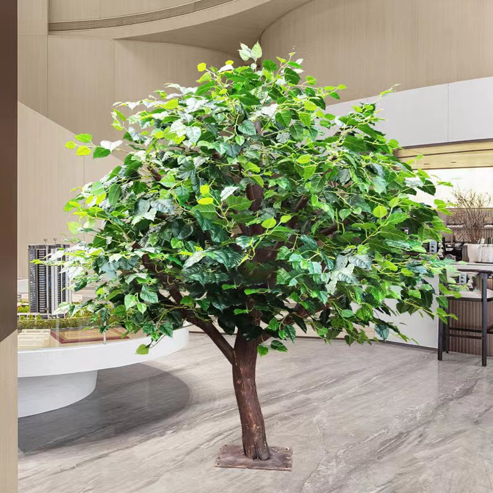 Artificial Olive Tree Home Office Indoor Outdoor Decor
